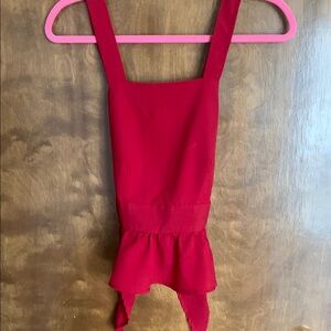 Chic Red Sleeveless Top NWOT